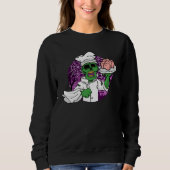 Sweatshirt Halloween Zombie Chef Chef Brain Kitchen (Devant)