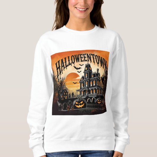 Sweatshirt Halloweentown Haunted Mansion (Devant)