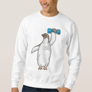 Sweatshirt Haltère de fitness Penguin
