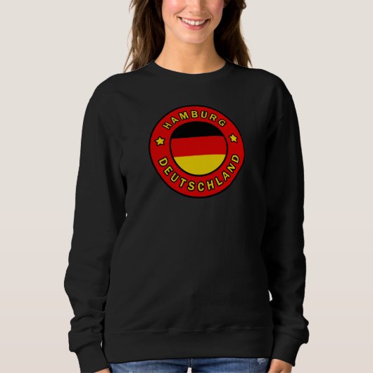 Sweatshirt Hambourg Deutschland (Devant)