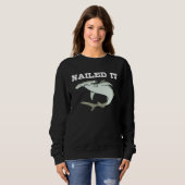 Sweatshirt Hammerhead Shark Head Tooth (Devant entier)