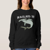Sweatshirt Hammerhead Shark Head Tooth (Devant)