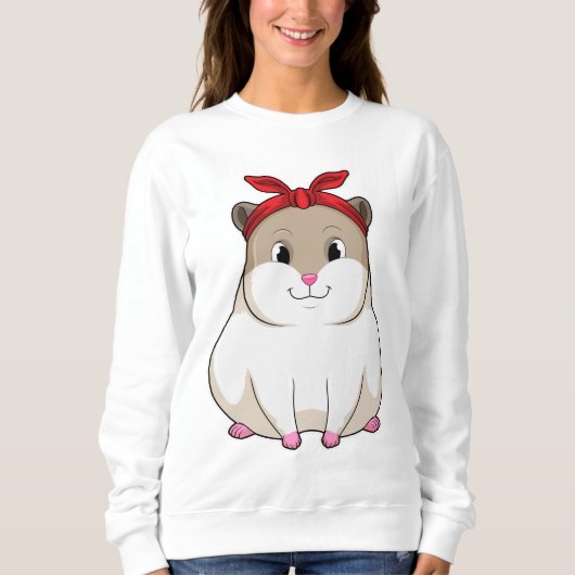 Sweatshirt Hamster avec Bandana (Devant)
