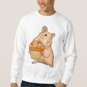 Sweatshirt Hamster avec Muffin (Devant)