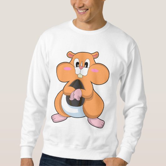 Sweatshirt Hamster avec noyer (Devant)