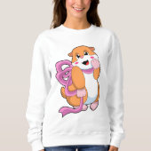Sweatshirt Hamster avec ruban (Devant)