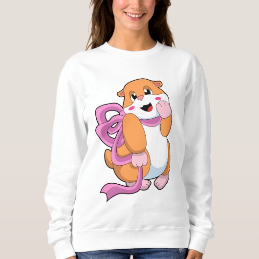 Sweatshirt Hamster avec ruban (Devant)