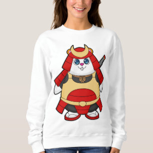 Sweatshirt Hamster en guerrier avec Armor