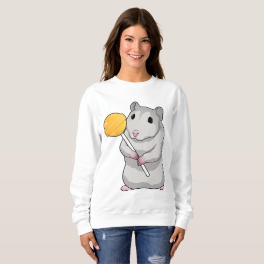 Sweatshirt Hamster Lollipop (Devant entier)