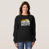 Sweatshirt Hamster Nope (Devant entier)