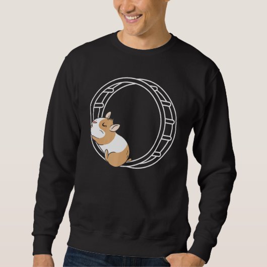 Sweatshirt Hamster Wheel Hammy Propriétaire Fluffy Rodent Ani (Devant)