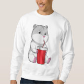 Sweatshirt Hamster with Mug & Drinking straw (Devant)