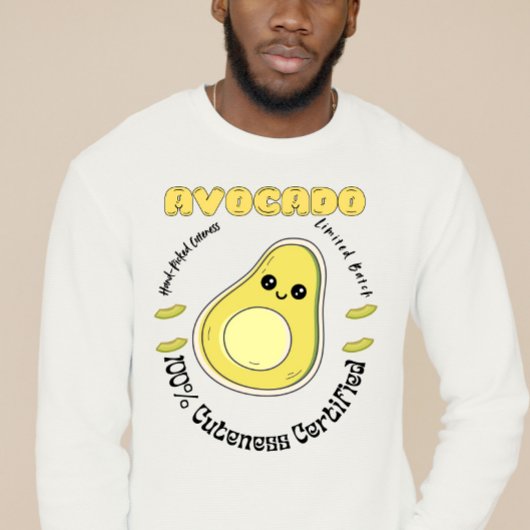 Sweatshirt Hand-picked Avocado Fruit Label 