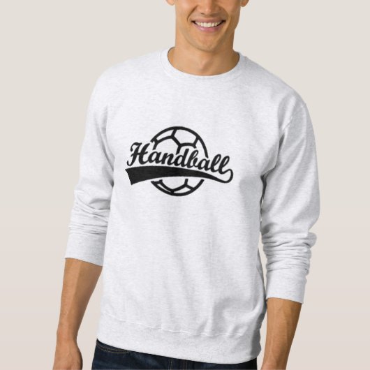 Sweatshirt Handball dans votre coeur, style sur votre Sweatsh (Devant)