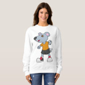 Sweatshirt Handball de souris (Devant entier)