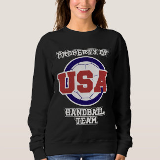 Sweatshirt Handball  for Sports Fans Property of USA Handball