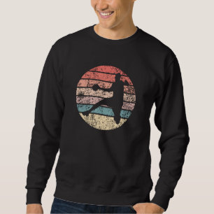 Sweatshirt Handball Player Retro