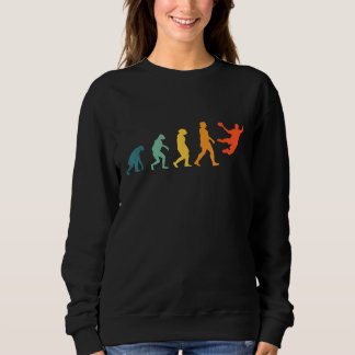 Sweatshirt Handball Players Evolution Retro Handball