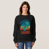 Sweatshirt Handball Saurus Rex Dino Handball Player Goalkeepe (Devant entier)