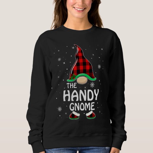 Sweatshirt Handicap Buffalo Plaid Matching Family Christma (Devant)