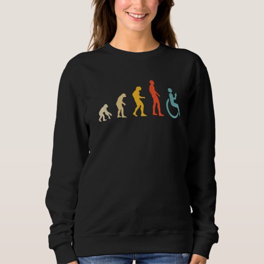 Sweatshirt Handicap Handicap Évolution en fauteuil roulant Pa (Devant)