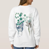 Sweatshirt Hands Outstretched with Golden Globes (Dos)