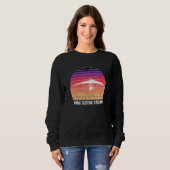 Sweatshirt Hang Glider Silhouette Sunset Hang Glider Passion (Devant entier)