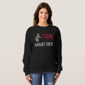 Sweatshirt Hangry Viking Hungry Scandinavian Norse Beef (Devant entier)