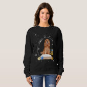 Sweatshirt Hanukkah Cocker Spaniel. Dog Snow Globe Pajama (Devant entier)