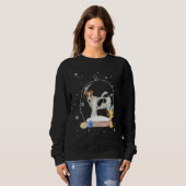 Sweatshirt Hanukkah Fox Terrier Dog Snow Globe Pajama (Devant entier)