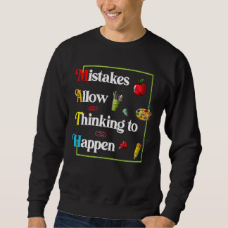 Sweatshirt Happ Welcome Back Math Day Erreurs Permettre la pe