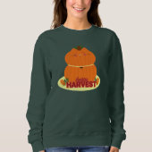 Sweatshirt Happest Harvest Citrouille Chat (Devant)