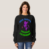Sweatshirt Happy 100 Days Of School Magical Learning Adorable (Devant entier)