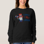 Sweatshirt Happy 4th of July Gnome (Devant)
