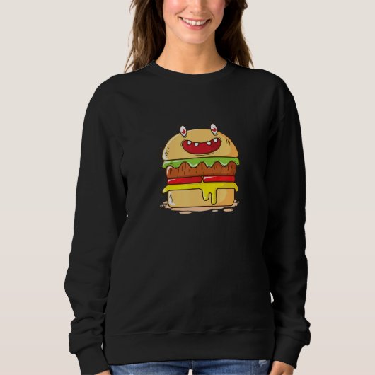 Sweatshirt Happy Burger (Devant)