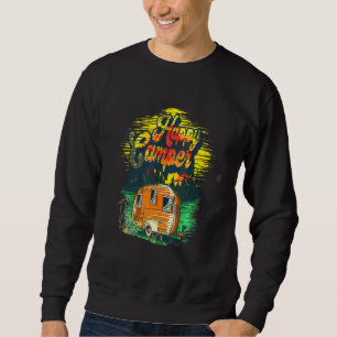 Sweatshirt Happy Camper - camping pour hommes, femmes et enfa