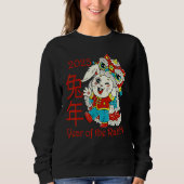 Sweatshirt Happy Chinese New Year 2023 Year of the Rabbit Dra (Devant)