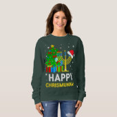 Sweatshirt Happy Chrismukkah Funny Hanukkah And Christmas 202 (Devant entier)