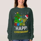Sweatshirt Happy Chrismukkah Funny Hanukkah And Christmas 202 (Devant)