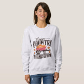 Sweatshirt Happy Country Thanksgiving (Devant entier)