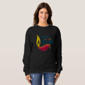Sweatshirt Happy Diwali Festival of Lights 3 Lights For India (Devant entier)