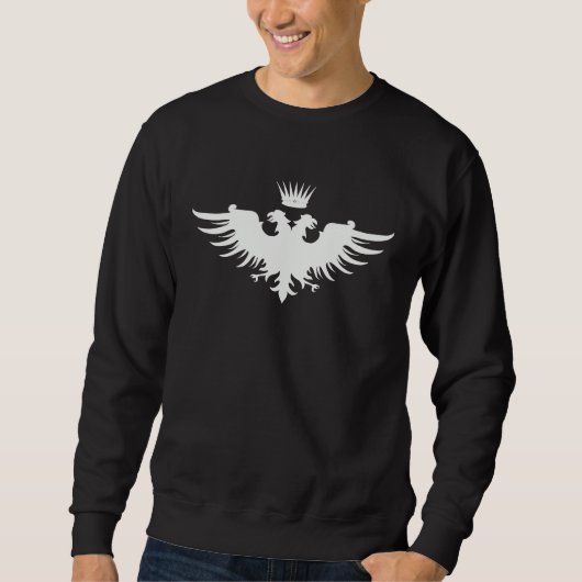 Sweatshirt Happy Dyngus Day Polska Polish White Eagle (Devant)