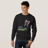 Sweatshirt Happy Easter Bunny Easter Day Men Women Kids (Devant entier)