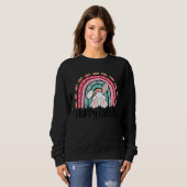Sweatshirt Happy Easter Bunny Rabbit Face  Easter Day Women G (Devant entier)