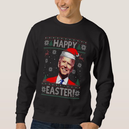 Sweatshirt Happy Easter Cute Bunny (Devant)