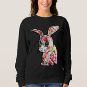 Sweatshirt Happy Easter Day Bunny Spring Gnome Easter Egg Hun (Devant)