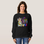Sweatshirt Happy easter Gnome Hug Easter (Devant entier)
