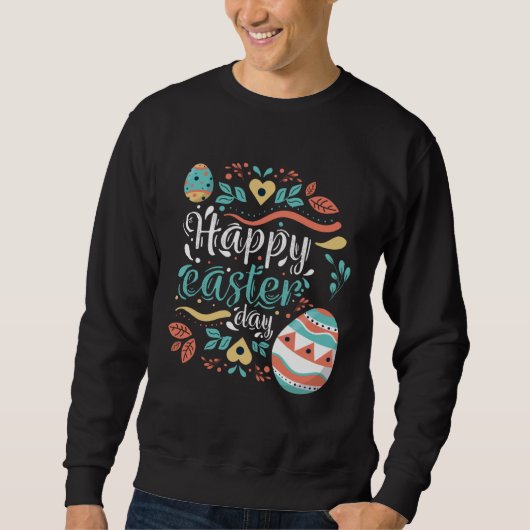 Sweatshirt Happy Easter T-Shirt Funny Easter 1 (Devant)