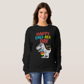 Sweatshirt Happy Eastrawr Trex Dinosaur Toddler Garçons Enfan (Devant entier)