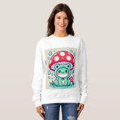 Sweatshirt Happy Frog & Umbrella 🐸 ☔ (Devant entier)